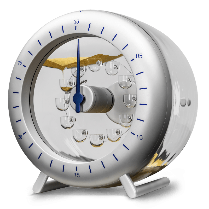Klepsydra gold - by HG Timepiece. Designed by Marc Newson